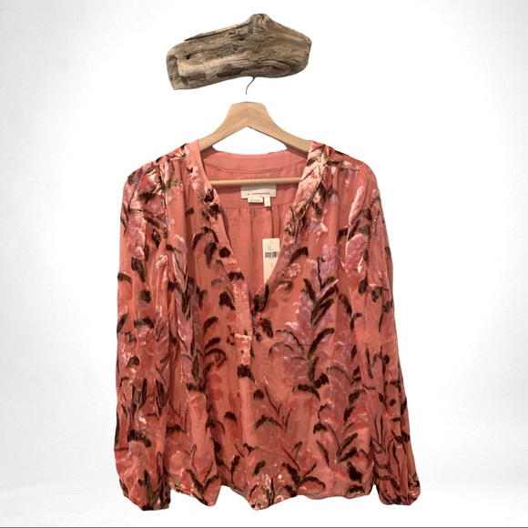 Anthropologie Lori Burnout Velvet -Sold Out - HTF - Picture 3 of 5